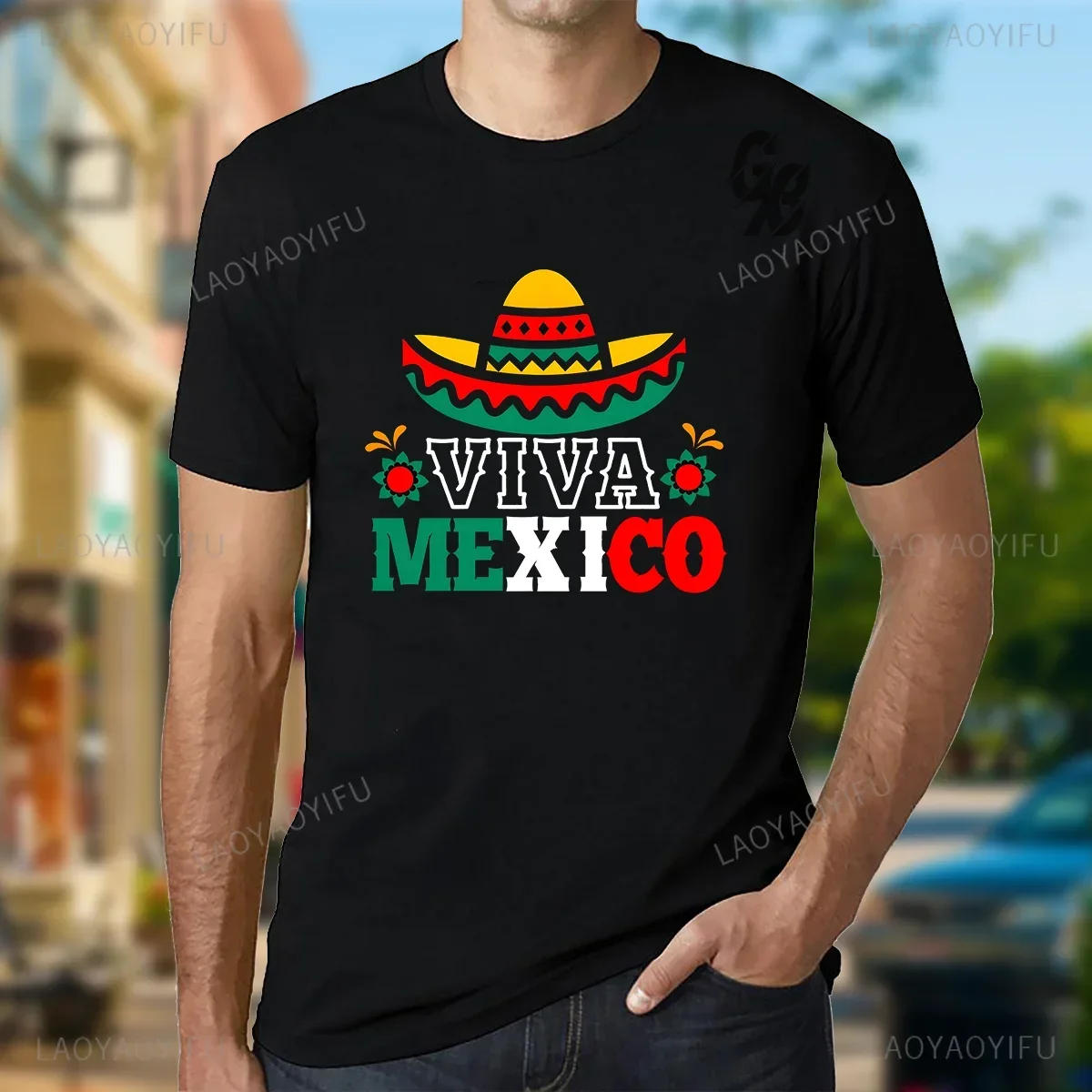 Viva Mexico Shirt Vintage Fashion Mexico Print Tops Women Men Clothing Unisex Graphic Cotton T Shirts Camise Streetwear