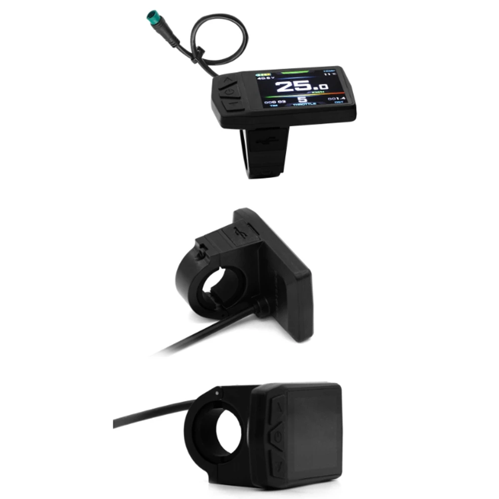 Ebike Display for KT TF01U 24V 36V 48V Intelligent Colorful LCD Meter Waterproof Joint Electric Bicycle Meter YDH