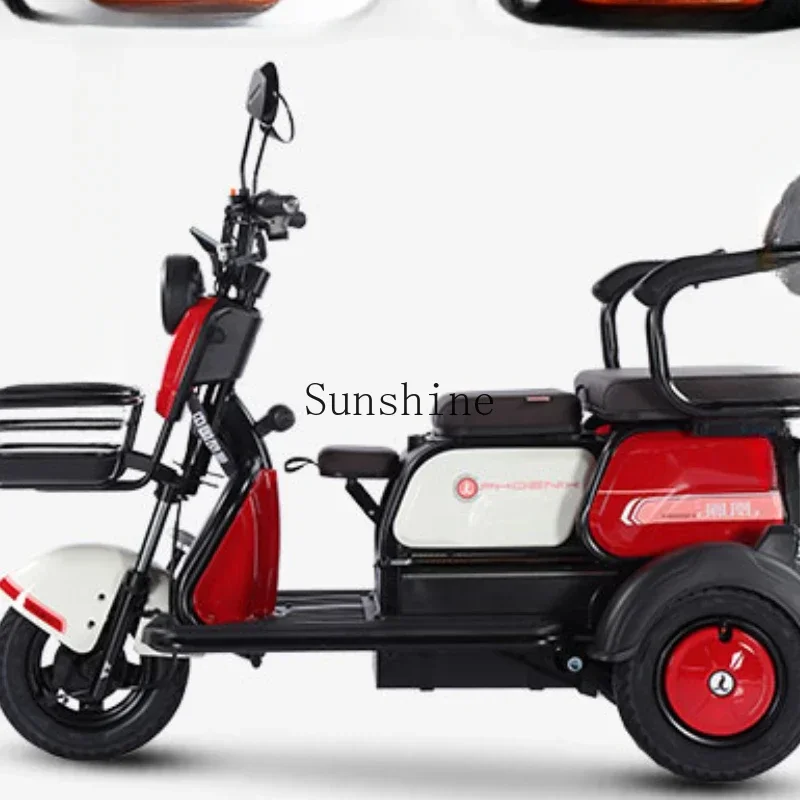 

Electric tricycle household small lady pick up children the elderly travel simple