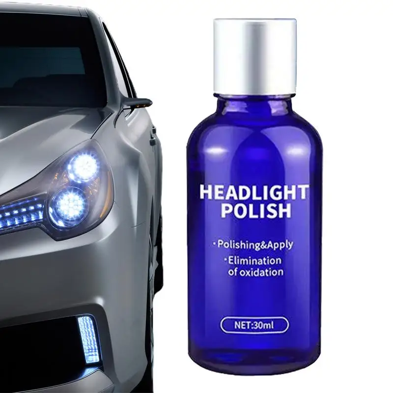 Headlight Restoration 30 ML Headlight Cleaner And Restorer Car Headlight Restoration Head Light Lens Restorer Auto Detailing