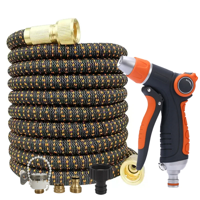 Telescopic Magic Water Pipe Explosion-Proof Pipe High-Pressure Handheld Water Gun, Used For Lawn Care And Outdoor Cleaning