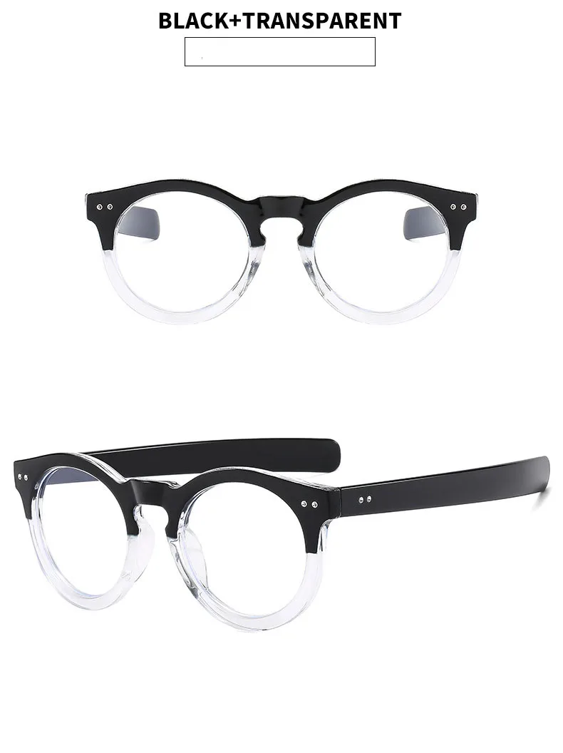 Vintage Runde Photochrome Myopie Brille Modedesigner Männer Frauen Outdoor Farbwechsel Fahren Kurzsichtige Brillen -1,5-2,0 – Detail 16