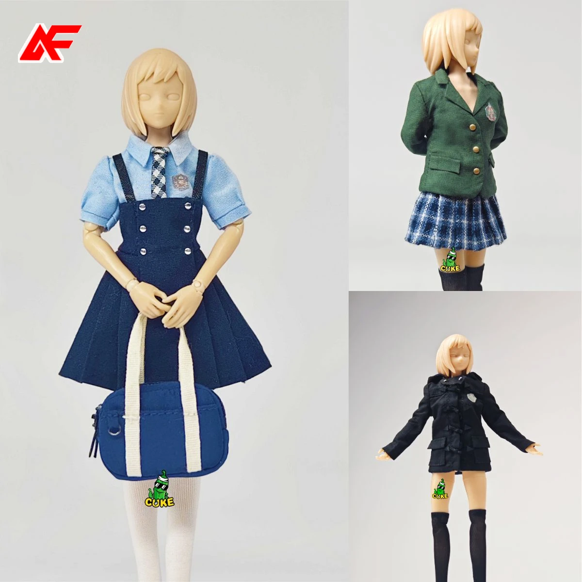 

CUKE TOYS MA-A12001 1/12, школьная форма JK, костюм, куртка, юбка для 6 дюймов, женская игрушка PH TBL 86, фигурка тела