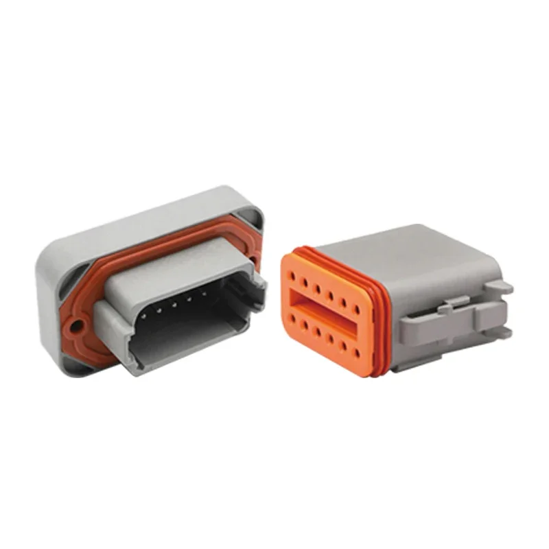 5/10/100 Conector Automotriz DEUTSCH DT Impermeable DT15 Núcleo Coincidente Terminal de PCB Panel Enchufe Aguja Asiento Chaqueta Terminal 6
