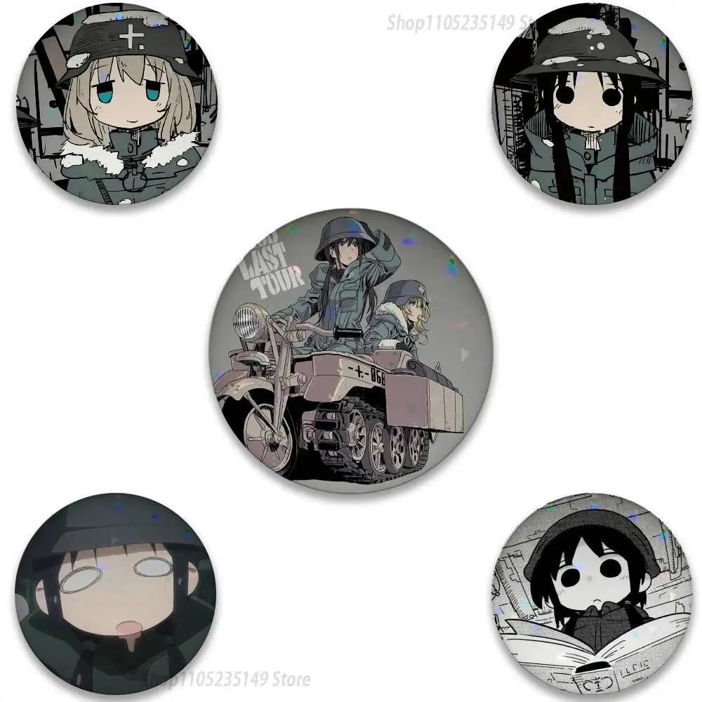 Girls L-Last Tour 32/44/58mm Handmade Pins Round Brooch Badge Backpacks Clothes Jewelry Gifts