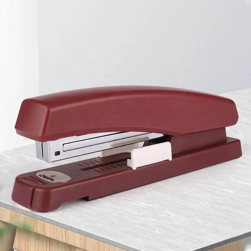 Sale A5/16K Official Document Stapler With A Locating Ruler Stationery Stapler Long Reach Stapler 5885