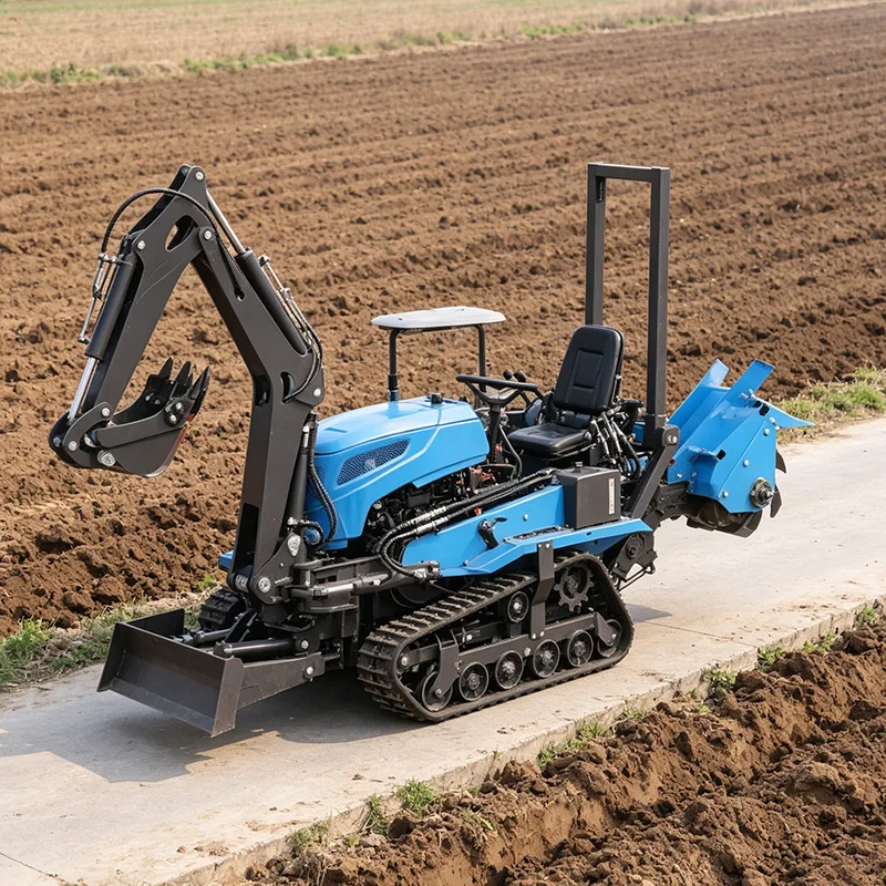 

Customized Small Micro Tiller and Middle Cultivator Matching Rotary Tiller, Crawler Tractor and Ride-On Unit