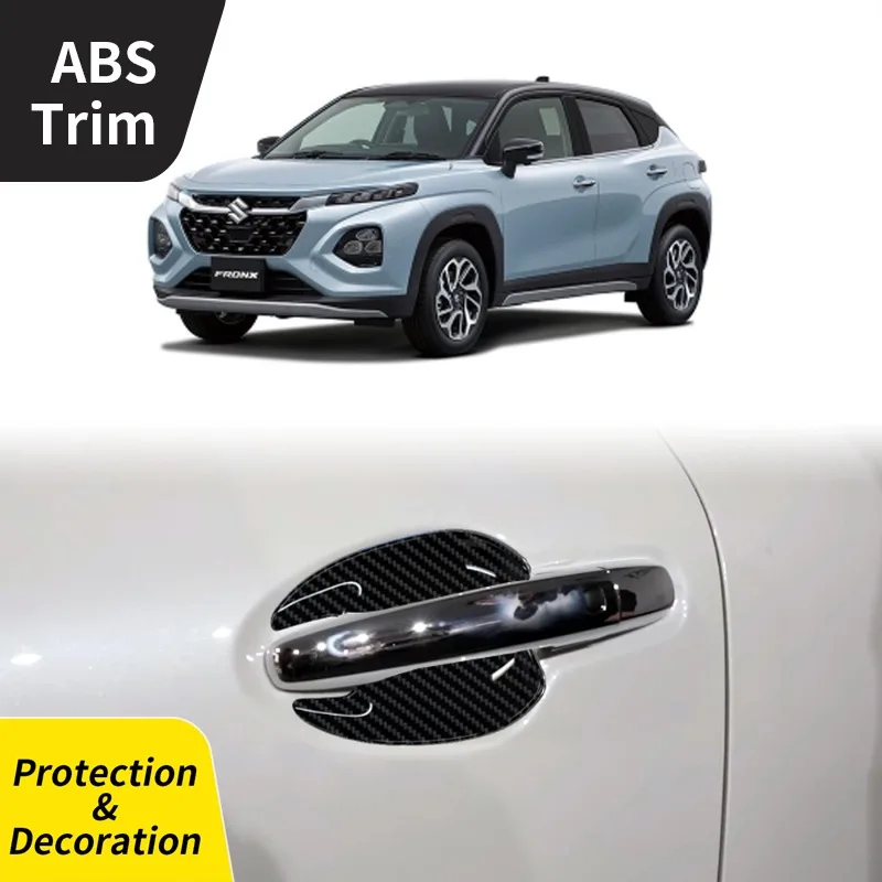 

Suitable for Suzuki 2025 FRONX Outer Door Bowl Decoration ABS Black / Electroplated Carbon Fiber Texture Car Styling Accessories