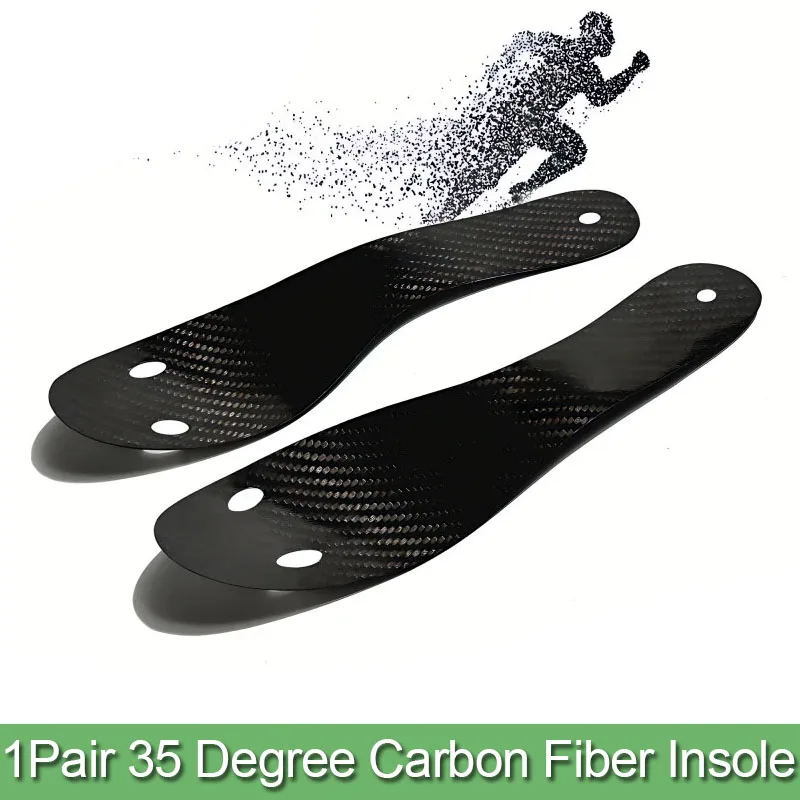 New Full Sole Carbon Plate-For Running 35° Shovel Carbon Plate Lean Forward Leaning Speed Sports Insoles