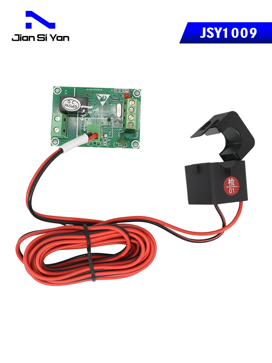 JSY1009 100A jednofazowy moduł pomiarowy AC RS-485 licznik energii Modbus-RTU z otwartym CT — zdjęcie 2