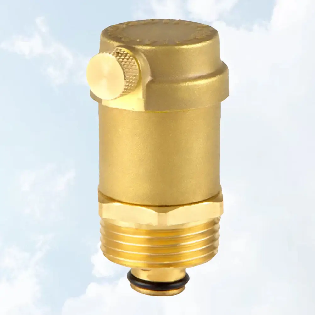 

1Pcs Brass Automatic Exhaust Valve High Pressure Resistance Automatic Air Vent for Hot Water Heating System Stainless Steel