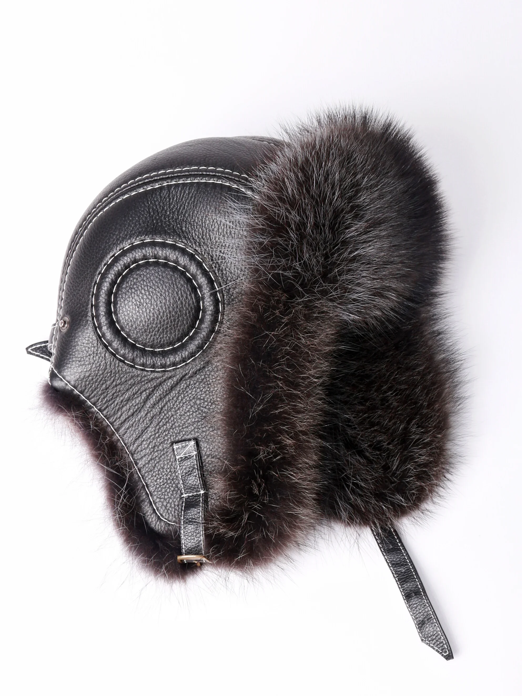 Lei Feng hat, ear protection, winter imitation fox hair, warm and cold-proof fur hat, Northeast outdoor dog skin cotton hat