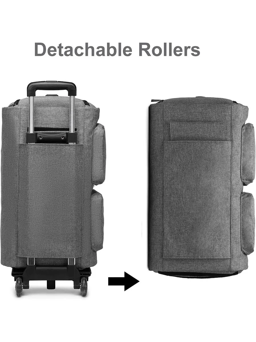 Customized suit bag, travel bag, foldable pull rod bag with wheels, large capacity, portable, multifunctional handheld suit bag