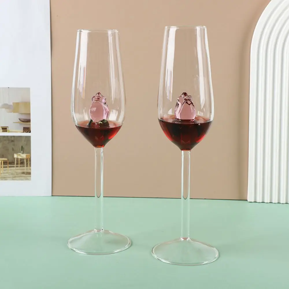 2 pieces 1 set kernel rose goblet, Champagne glass, wine glass