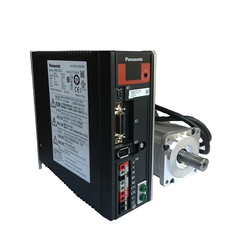 Quality Assurance AC Servo Motor Servo Drive MINAS LIQI Three Phase Motor MHMJ082P1S+MCDJT3220