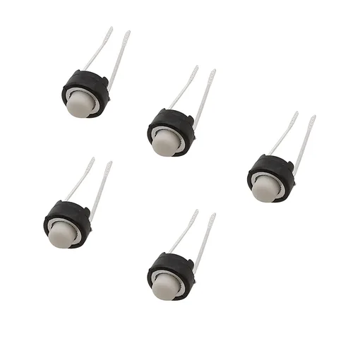 50 Uds 6*6*5mm interruptor de botón táctil momentáneo 2 pines teclas de encendido/apagado botón DIP 6x6x5mm accesorios de microinterruptor