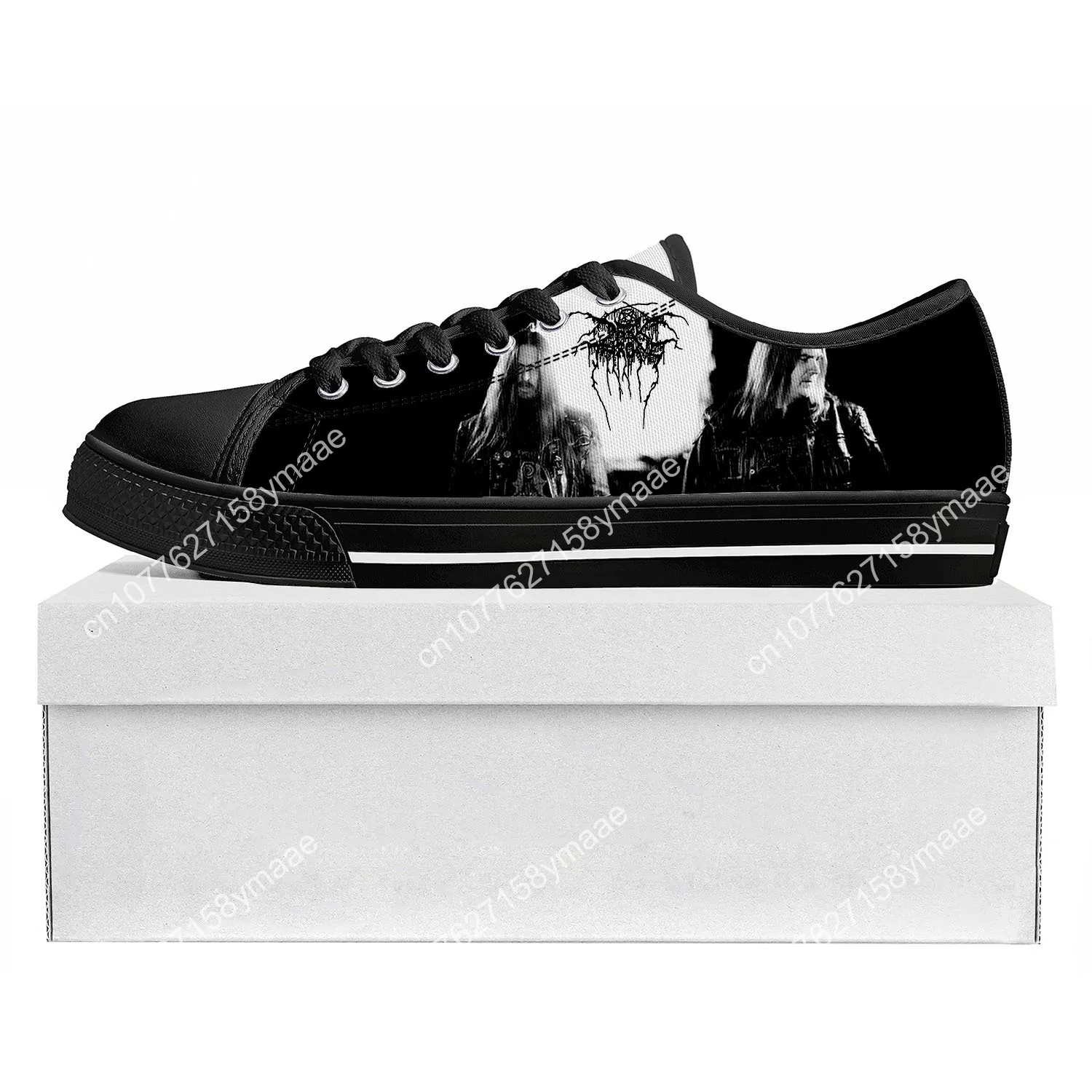 Darkthrone Low Top Sneakers Womens Mens Teenager High Quality Sneaker Canvas Casual Transilvanian Hunger Customize Shoe Black