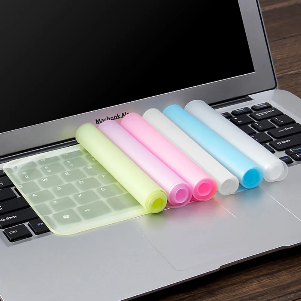 Waterproof Laptop Keyboard Protective Film Laptop Keyboard Cover 12-17inch Notebook Keyboard Cover Dustproof Film Silicone
