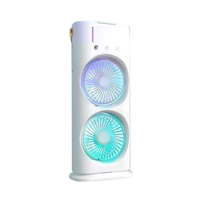 USB Rechargeable Double-Ended Spray Fan New Arrival for Home Office for Household RV Hotel Use