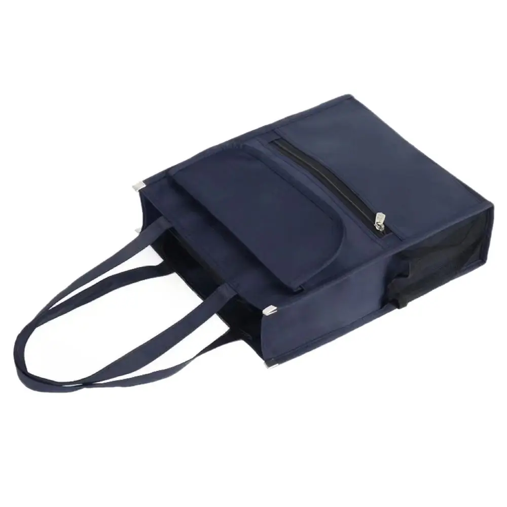 

Fashion Oxford Cloth File Bag Dust-proof Multi-Layer Document Bag Large Capacity Document Organizer Office Supplies