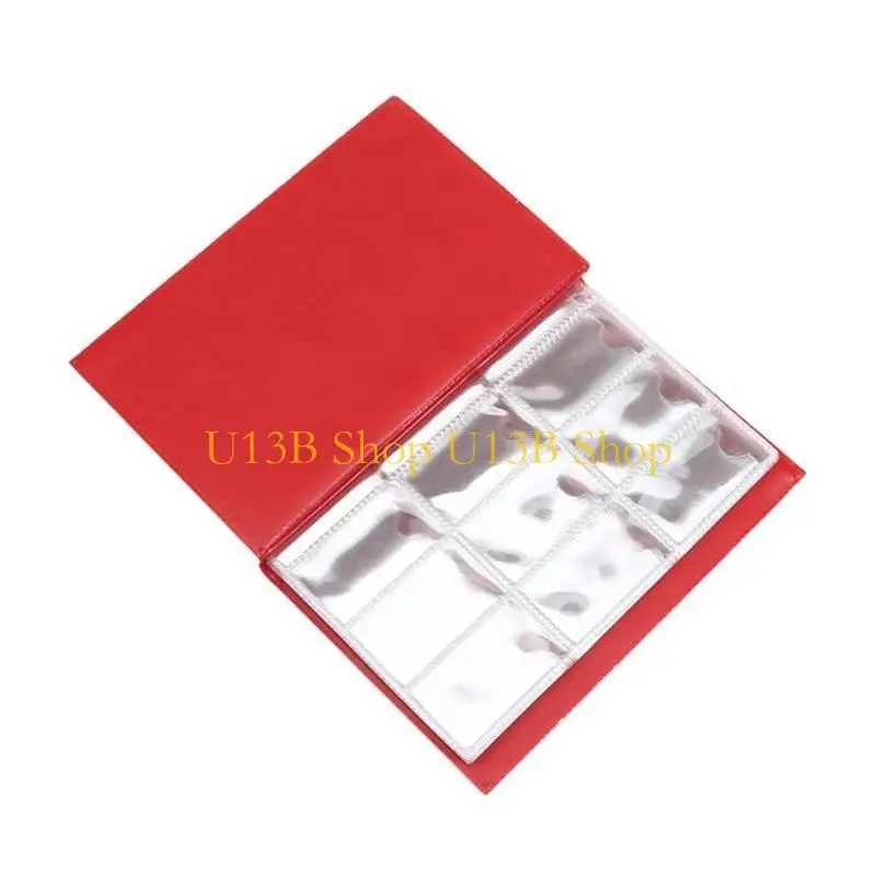 U13B 108 Capacity Coin Organizers Book PVC Material Portable Storage Currency Collectors Kids Hobbyists for Souvenir Hobbies