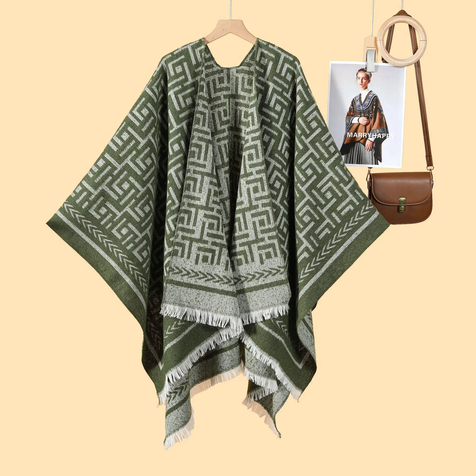 

Теплый двусторонний шарф для женщин, верхняя одежда Long Sve, антихолодный трансграничный новый продукт, осенний сезон, китайское происхождение