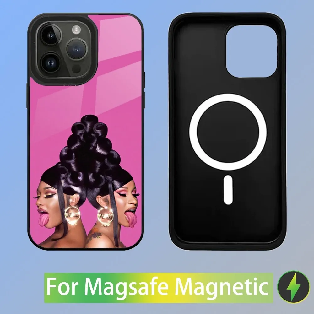 N-Nicki M-Minaj Phone Case For iPhone 15,14,13,12,11,Plus,Pro,Max Mini Magsafe Magnetic Wireless Charging