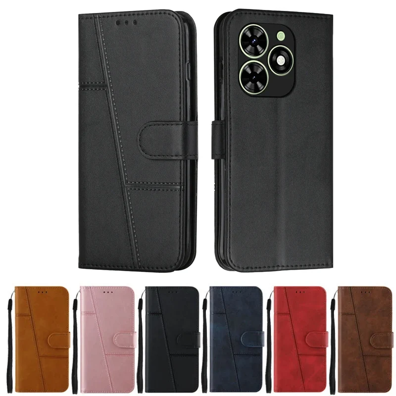 For Tecno Spark Go 2024 Case Flip Wallet Book Cover for Coque TECNO Spark Go 2024 SPARKGo 2023 2022 Leather Protect Phone Case