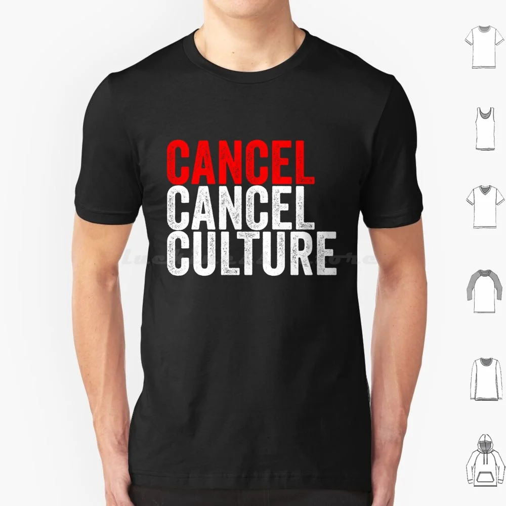 

Футболка Cancel Cancel Culture, большой размер, 100% хлопок, Cancel Culture Woke Liberal Political Anti Funny Anti Woke Anti Communist