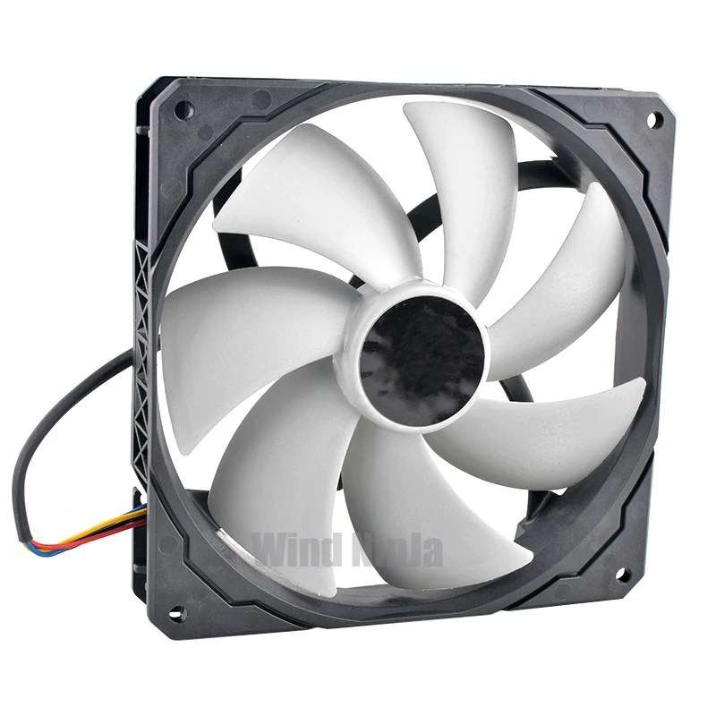 MFE0251V3-1Q07U-S9D 14cm X 140mm X 25mm DC12V 4-Pin Zero RPM Cooling Fan for HXi Series HX1500i Power Supply - Quiet Operation