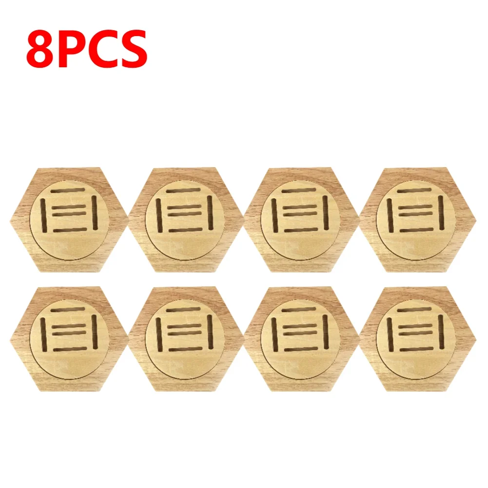 1-10 Stuks Houten Medaille Display Racks Zeshoekige Honingraat Medaille Display Stand Honingraat Combinatie Medaille Houder Wanddecoratie