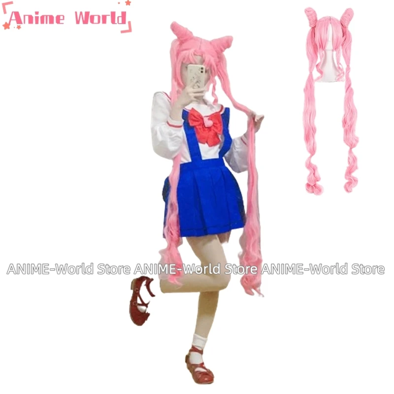 《Custom size》Anime Chibiusa Cosplay Costume JK Suit Uniform Dress Halloween Party Outfit Role Play