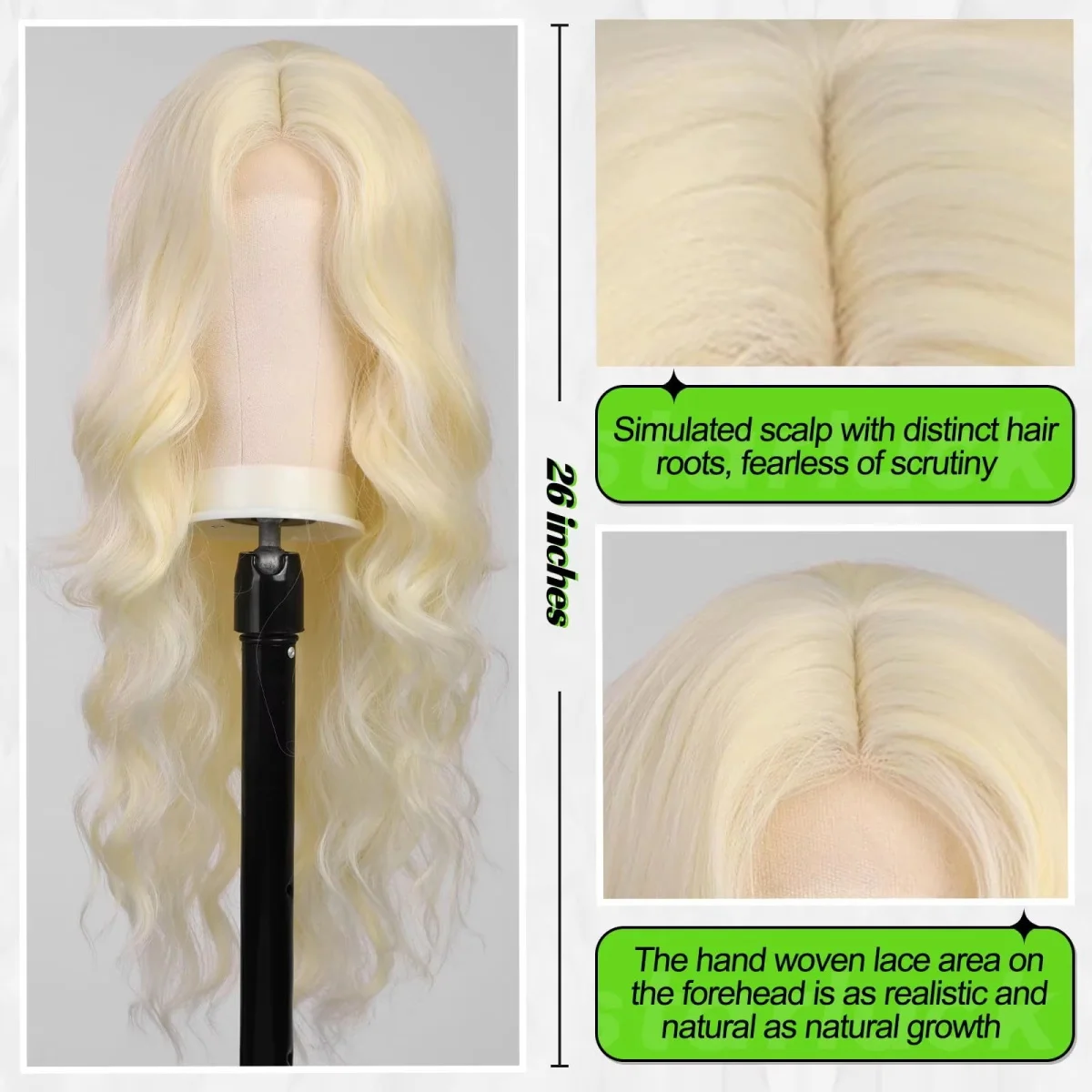 European and American wig women long curly hair in the wave 613 synthetic wig for daily party use