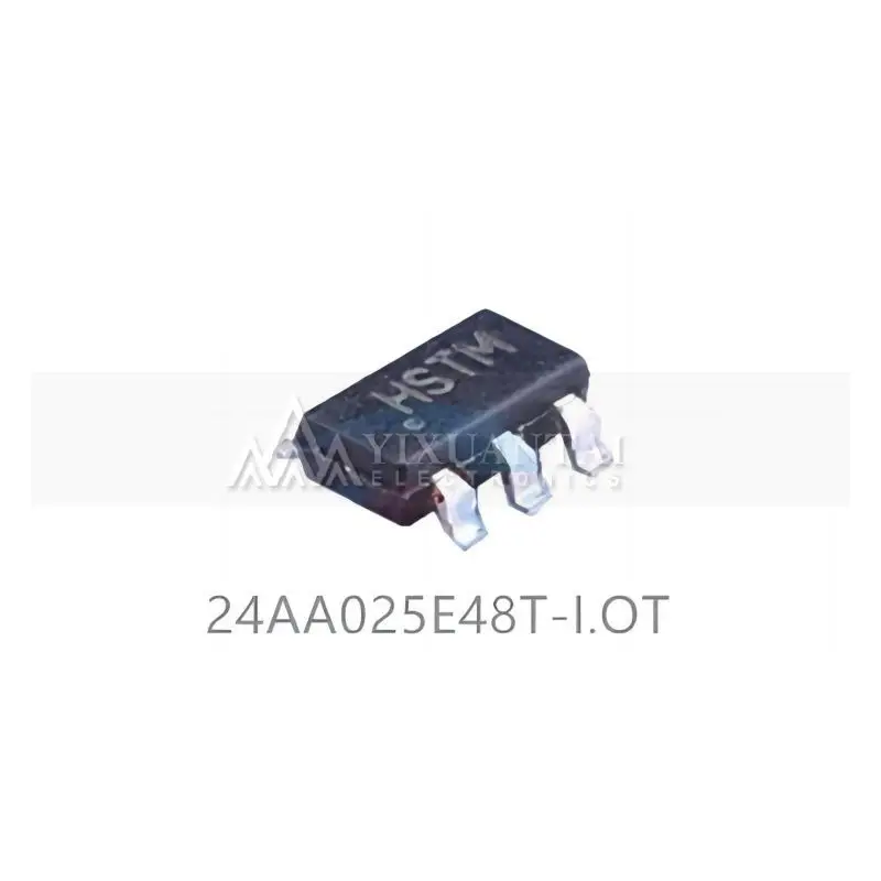 10pcs/Lot 24AA025E48T-I/OT IC EEPROM 2KBIT I2C SOT23-6 New