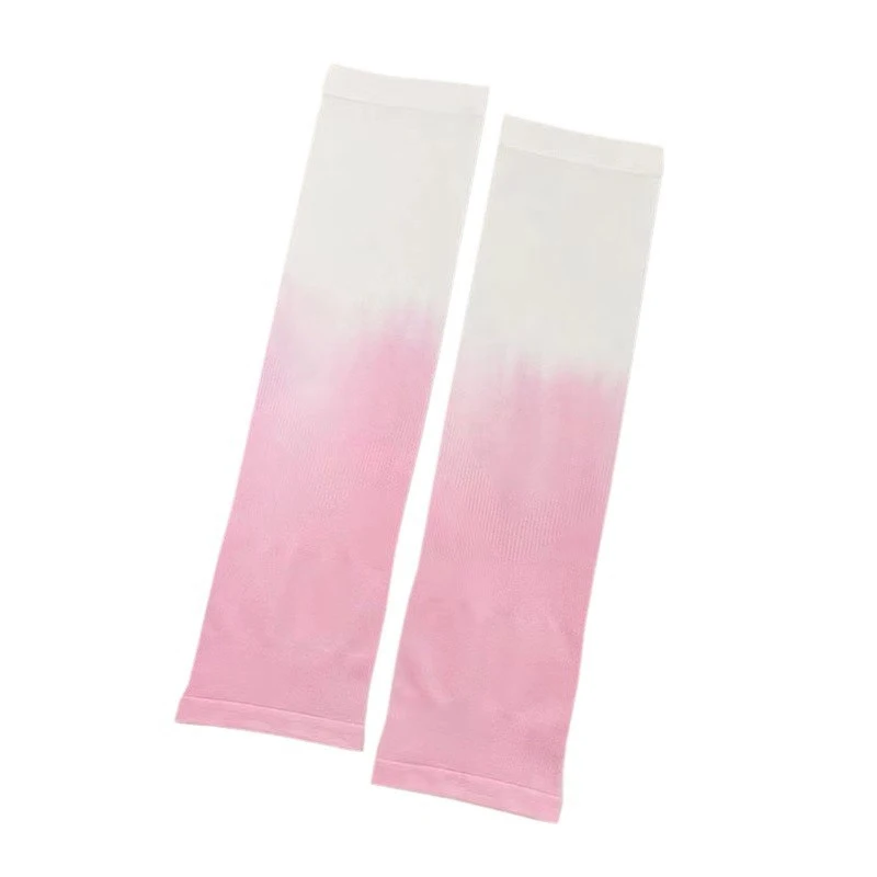 

New Summer Men's And Women's Outdoor Cycling Thin Gradient Color Sunscreen Ice Sleeve Arm Thin Ice Silk Sleeve UV Resistant Ice