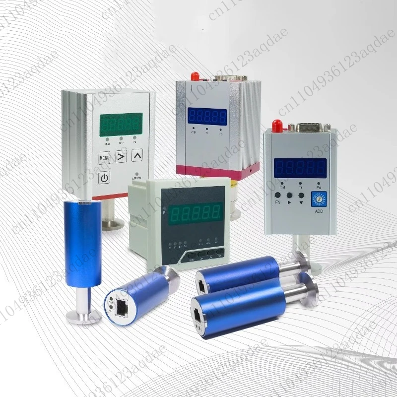 

Digital vacuum pressure gauge for tube furnaces