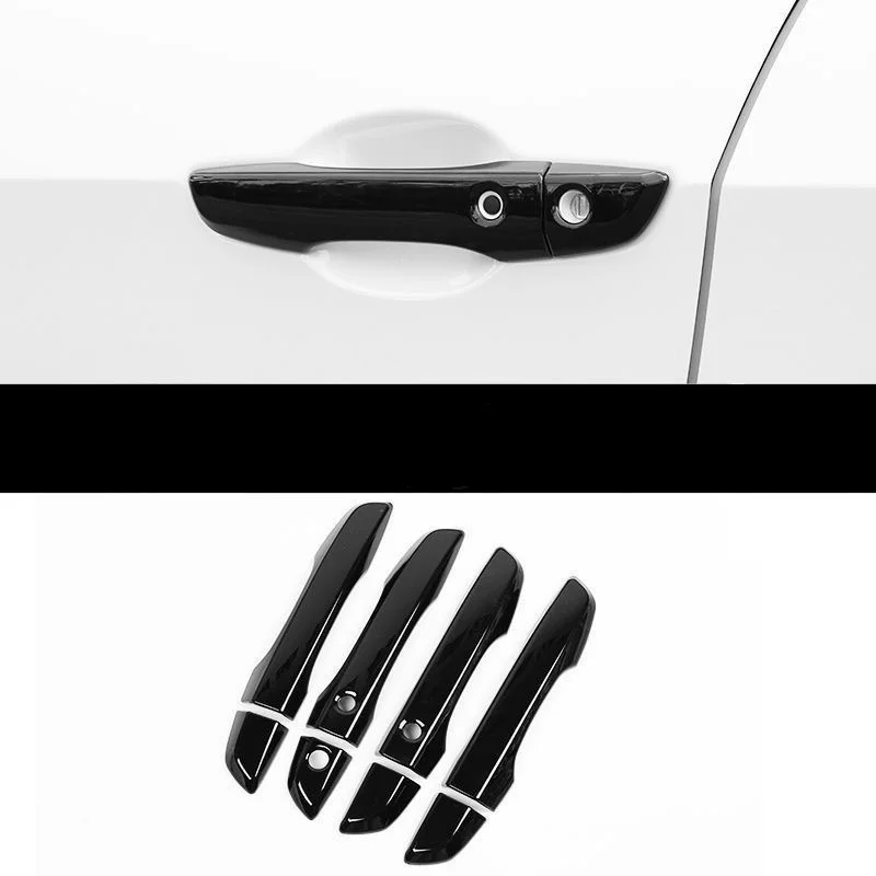 

Funduoo Glossy Black Carbon Fiber Car Door Handle Cover Trim Trim Styling Auto Accessories For Honda Civic 10th LHD 2016-2022
