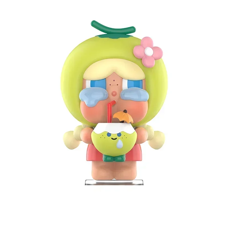 شخصية الرسوم المتحركة POP MART Crybaby باللون الأخضر الجوزي - مجموعة صندوق أعمى من سلسلة الدمى اللطيفة، حقيبة تخمين لعبة البطاقات المعلقة
