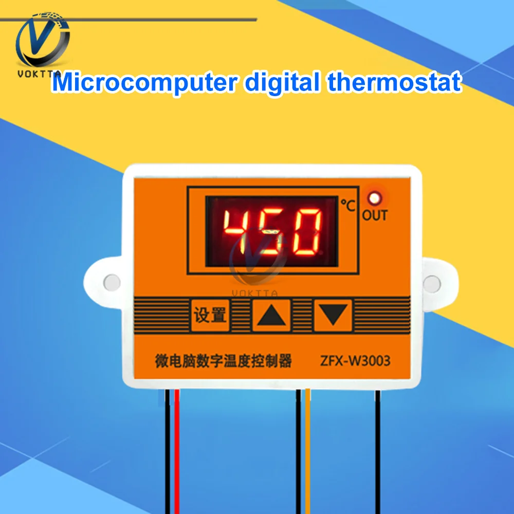 W3003 Micro Temperature Controller Thermostat Thermoregulator Heating and Cooling Intelligent Incubator Water Temp Regulator