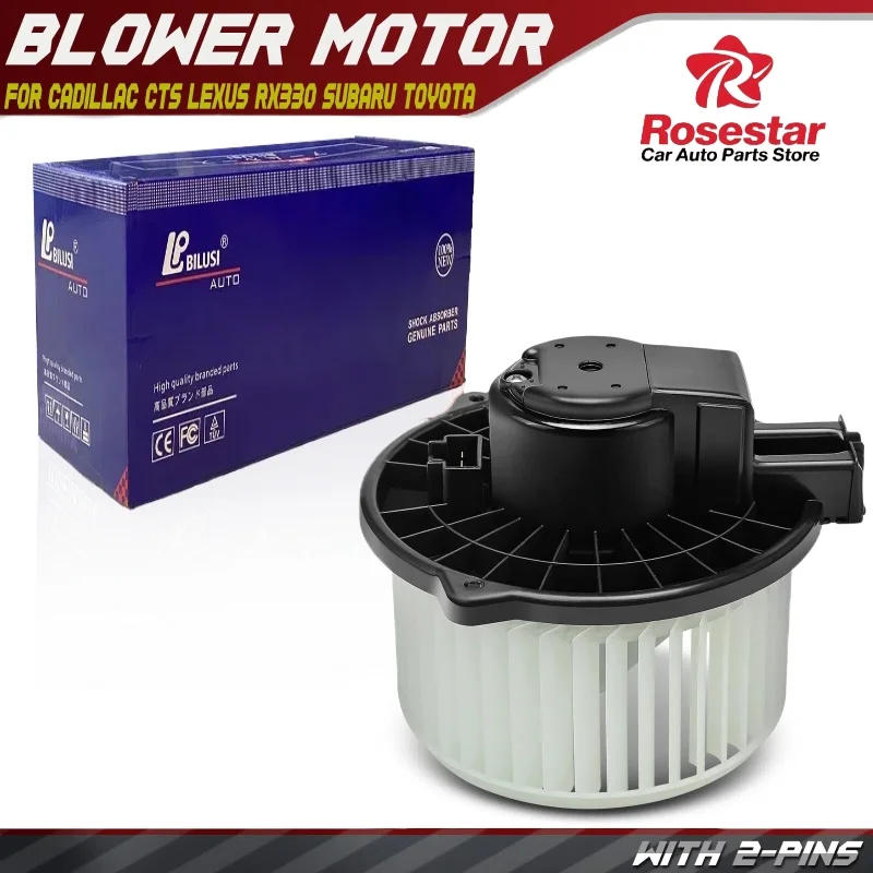 

Heater Blower Motor w/ Fan Cage for Toyota Sienna Subaru Legacy Outback Cadillac 19130001, 72223AJ01A, 87103-08090, 700228