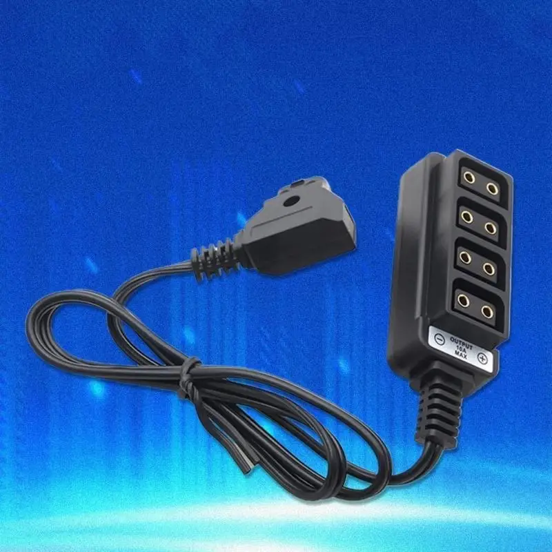 D-Tap Male To 4-Port D-Tap Female Camera Power Supply Distributor DTAP Fourway Splitter for Anton V-mount Battery view 4