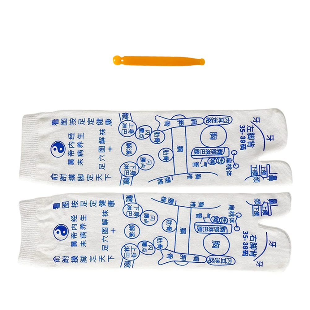 발 마사지 양말 면 Acupoint 마사지 통기성 압력 컴포트 여성 성인 친화적 인 원활한 오래 지속