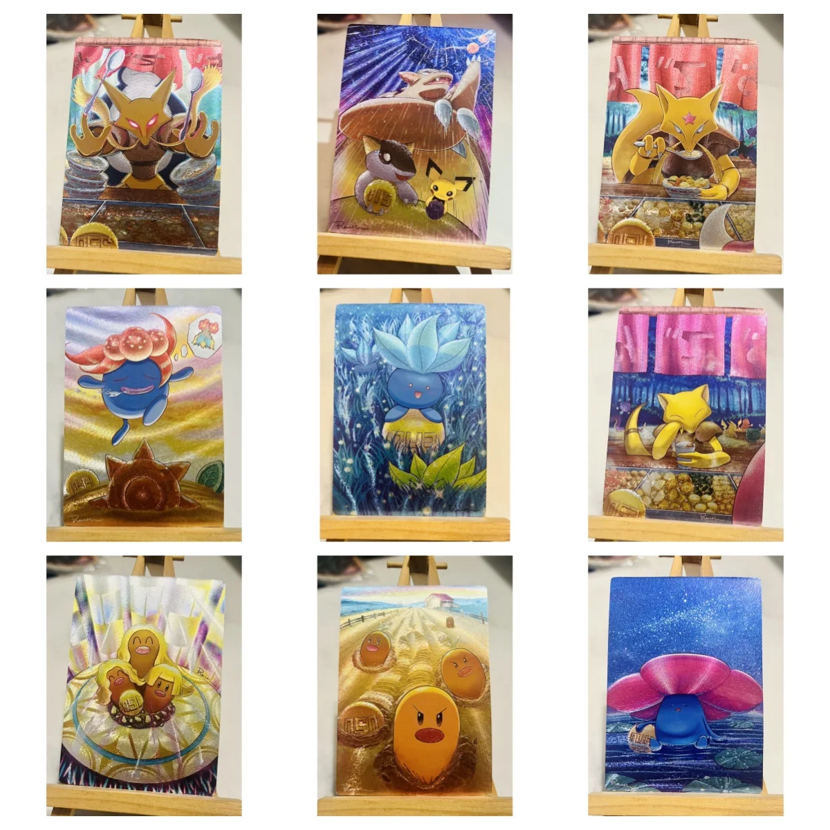 DIY 9 шт./компл. Pokemon ptcg Hilda Self Control Collect Signature Trading флэш-карта аниме мультфильм подарок 63*88 мм