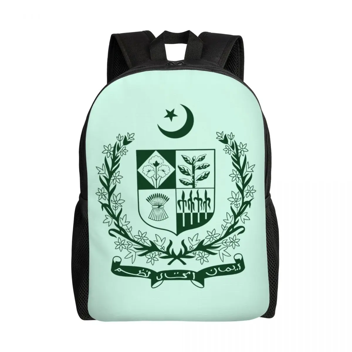 Customized Palestinians Patriotic Backpack Men Women Basic Bookbag for College School Flag of Pakistans Bags