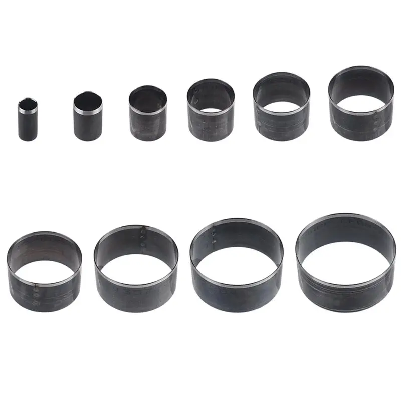 

Набор круглых пробойников для кожи из высокоуглеродистой стали AT43-10Pcs для рукоделия, работы с кожей, пенопластом EVA, фибропластиком и глиной