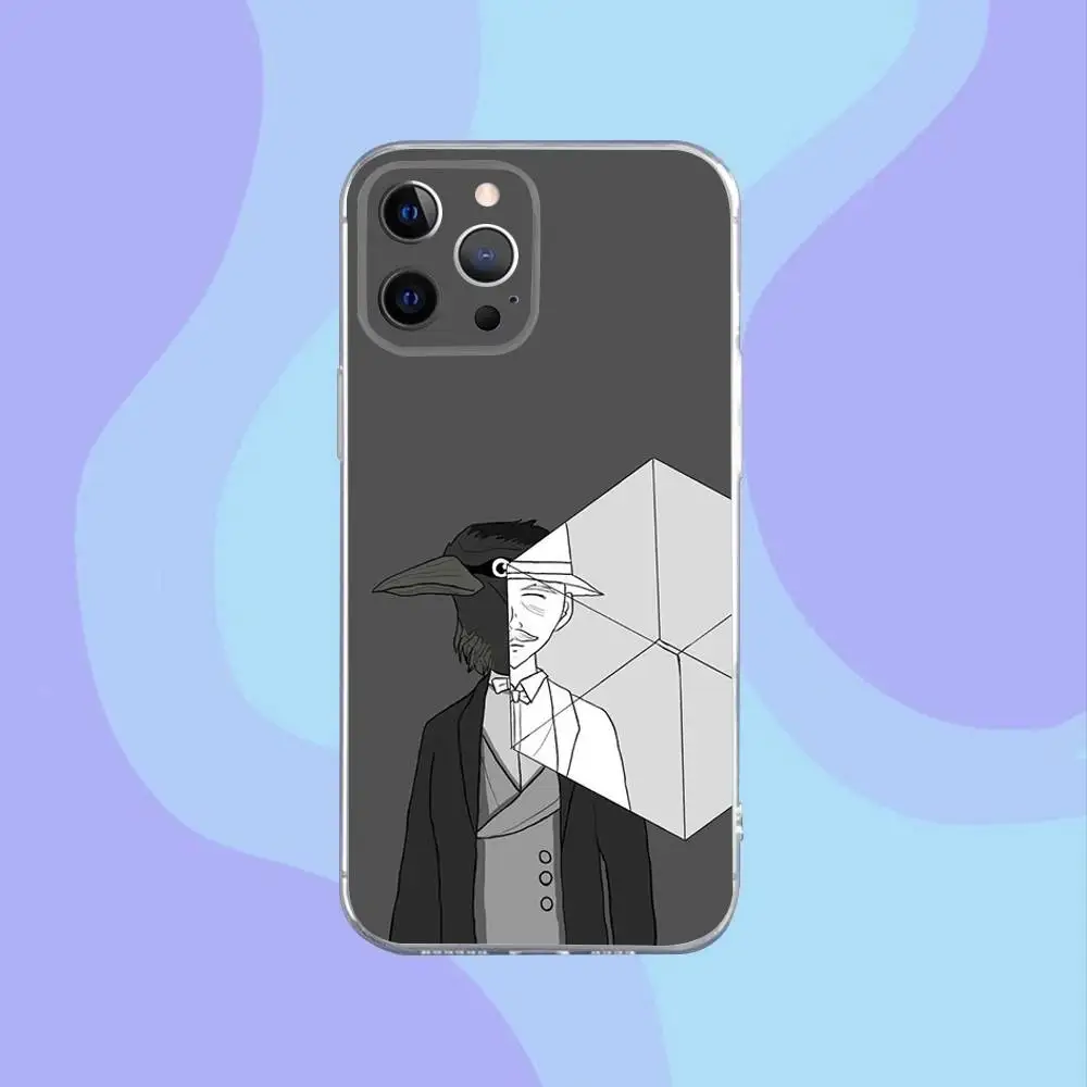 Чехол для телефона Game R-Rusty Lake для iPhone 16,15,14,13,12,11 Pro, Max, Plus, X, XS, XR, SE, мини-прозрачный силиконовый мягкий чехол