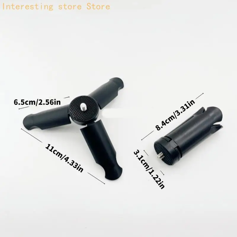 Tragbarer Kamera-Tischständer für Pocket 4-Actionkameras, 1/4-Halterung, klappbarer ABS-Halter für Pocket 4-Videonutzung – Detail 6