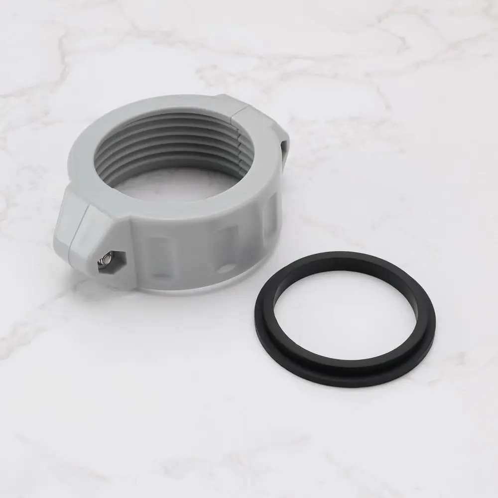 Threaded Nut Rubber Seal O Ring with Washer ABS Pump Coupling Replacement Durable Pool Pump Connector for P06574/P6H624