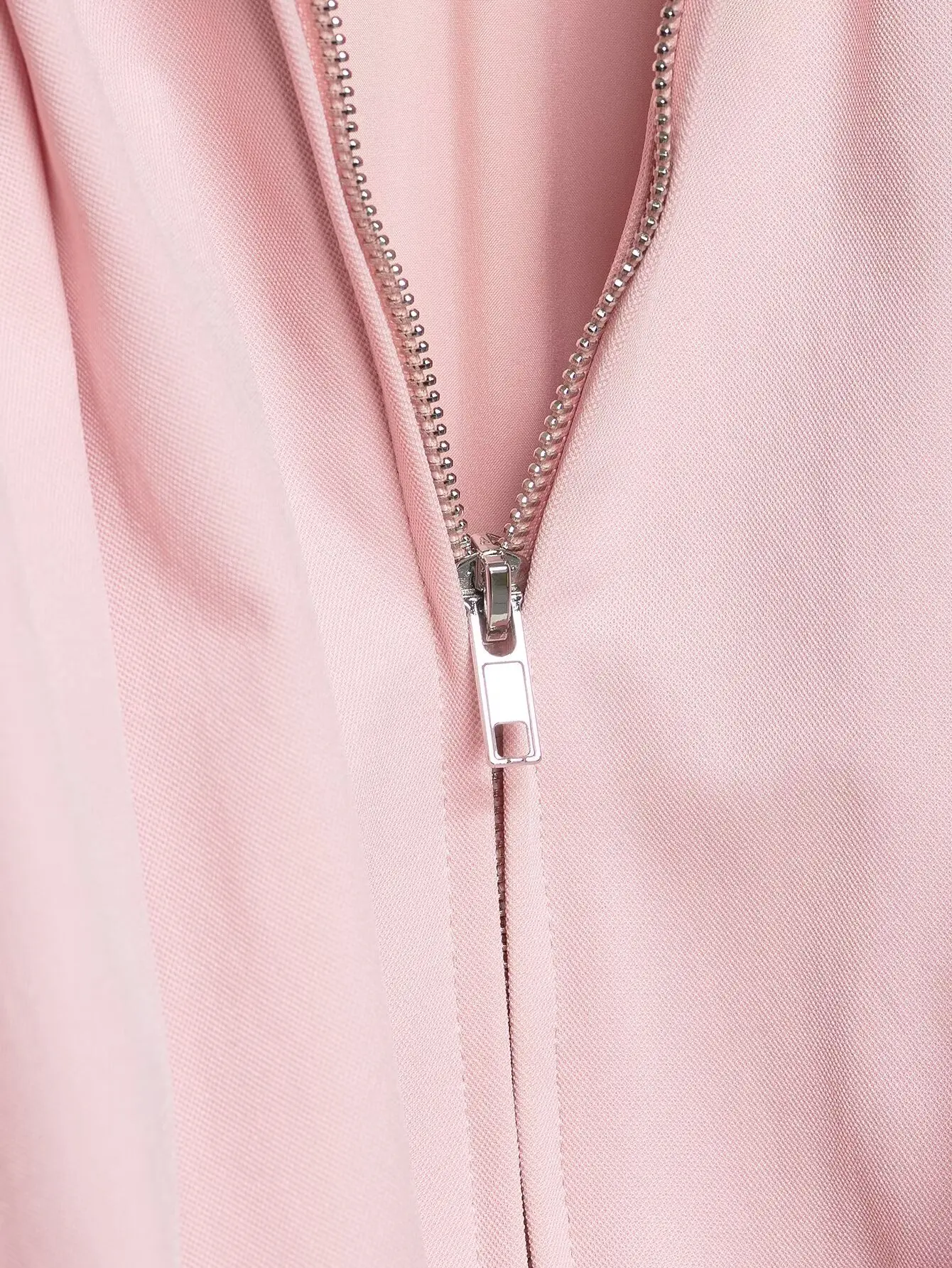 Women's Pink Lantern Sleeve Loose Fit Jacket for Spring