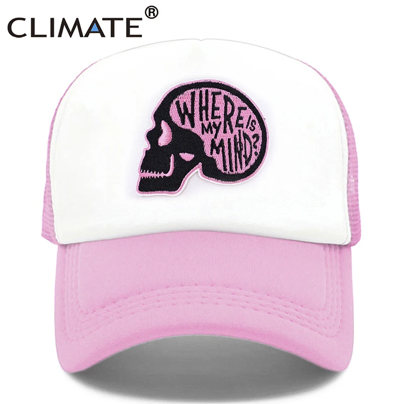 CLIMATE Cool Girl Youth Cap New Girls Where is My Mind Hat Cap Hip Hop Baseball Trucker Mesh Cool Caps Hat for Young Women girl